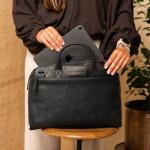 Chesterfield TILBURY fekete színű két fogós laptoptartós aktatáska 14" C40-1097-00