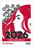 Fortuna Asztali naptár FORTUNA BA21 holdfázissal 2026 - nyomtassingyen