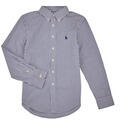 Ralph Lauren Hosszú ujjú ingek LS BD-SHIRTS-SPORT SHIRT Kék 14 / 16 Jahre