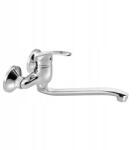 SAPHO Falra szerelhető konyhai csaptelep Aqualine Aqualine 35 ezüst (52032)