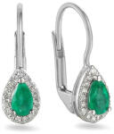 Heratis Forever Briliáns fülbevaló smaragddal 0, 110 ct IZBR100AEMNHR