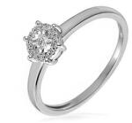 Heratis Forever Arany eljegyzési gyűrű gyémántokkal Zoey white IZBR040A