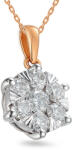 Heratis Forever Csillogó gyémánt medál, rózsa arany, 14K IZBR897RP