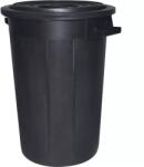 MOSER Coș de gunoi din plastic cu capac, negru, capacitate: 100, 00 litri Cos de gunoi