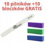 Silcare Egyenes reszelő szett, fehér, 80/80 10 Blokk Ingyen! (Pilnik INB-P80/80)