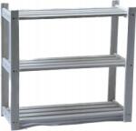  Fa Könyvespolc Kamrába Pince Garázs Iroda 59x62, 8x26, 5 3 Polcok Fehér (590-628-265-3)