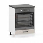 ULWE Beépíthető Sütőszekrény, Sütő 60CM Kasmír Teakonyha Polc Modul (E-SDP 60 B/K)