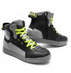 Rebelhorn Motoros Cipő Rebelhorn Vandal 2 Black Grey Fluo Yellow (39)