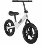  Könnyű, fehér, állítható egyensúlyozó futóbicikli gyerekeknek, 12 colos kerekekkel (Berry-7)