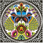  Állatos Folk Peacocks szalvéta 20 db-os 33x33 cm