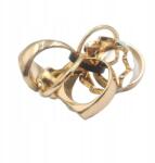 Pieces 6 darabos fülbevaló szett, arany színű, Size 12-15