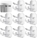  Függönykarnis Tartó X10 Fehér Függönykarnis Tartók Függönykarnis Akasztók (UCHWYT DO KARNISZY X10 UCHWYTY SHOPSENSE)