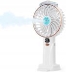  Kézi ventilátor párásítóval, 5 sebességfokozattal, LED-del