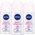 Nivea Pearl & Beauty női izzadásgátló golyós dezodor 48H 3x50ml (5905930225989)