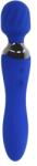 SELOPA Vibrator Wand Blue Belle, 7 Moduri Vibratii, Silicon, USB, Albastru, 19.9 cm Vibrator