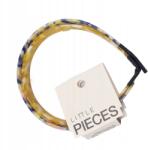  Little Pieces Lpsulli 2db-os hajpánt szett, kék, sárga, 1.5cm széles