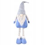 Tajemniczy ogród Karácsonyi dekoráció Téli sötétkék manó teleszkópos lábakon 82 cm (5903039445987)