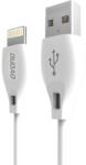 Dudao Cablu pentru incarcare si transfer de date Dudao L4L, USB/Lightning, 2.1A, 2m, Alb (6970379611494)