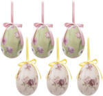 Clayre & Eef Set 6 oua Paste plastic multicolor Ø 7x10 cm (65907)
