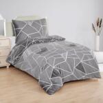  Ágyneműgarnitúra Szürke Triangulo, geometrikus minta, mikroflanel, 140x200cm +… (1150044.59)