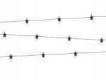 Party Deco Dekorációs lámpák Led izzók Fekete 5m Boho Party kerti girland (LEDC1-099)
