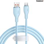 Baseus Cablu Baseus Pudding Series, USB la USB-C, 100W, Fast Charging, 1.2m, Albastru