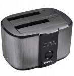 Everest HD3-540 dokkolóállomás 2× Hdd 2.5"/3.5" USB3.0 Sata III 8TB (22804)