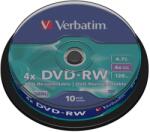 Verbatim DVD lemez Verbatim Dvd-rw 4.7 Gb 10 db