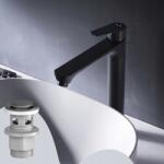  Am. pm FTA92222 magas mosdócsaptelep leeresztőszeleppel, fekete (FTA92222)