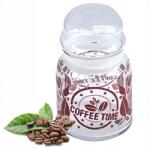 Glasmark 290ML-ES Üveg Kávéscsésze Befőttes Üveg Fedéllel Légmentesen Záródó Fűszertartó (171-114)