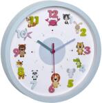 TFA Ceas de perete pentru copii, silentios, cu animale si cifre 3D, TFA Little Animals 60.3051. 14 (AB-60.3051.14)
