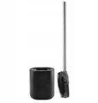 AWD Interior Wc kefe tartály szilikon fekete állvány acél szett (AWD02021769)