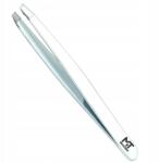  Professzionális kozmetikai csipesz szemöldökhöz Rozsdamentes Acél ferde véggel (BT-2207-ST)