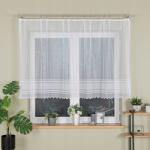  Jacquard kész függöny 120x250cm fehér otthonra (Deta120)