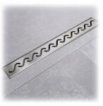 Bituxx Lineáris zuhanyfolyóka szifonnal 90cm rozsdamentes acél (M14728)