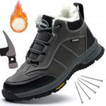  Új, Szigetelt, Védő Téli Munkacipi Láborítóval, 45-ÖS Méret (HztFashionStore-gzxhs-45)