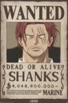 GB Eye One Piece Shanks Wanted poszter 61x91, 5 cm