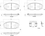 BREMBO set placute frana, frana disc BREMBO PRIME LINE P 30 161 (P 30 161)