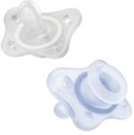 Chicco Physio Forma Mini Soft 0-2m биберон Blue/Transparent 2 бр