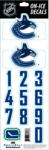 Sportstape ALL IN ONE HELMET DECALS - VANCOUVER CANUCKS Védősisakszám
