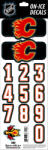 Sportstape ALL IN ONE HELMET DECALS - CALGARY FLAMES - DARK HELMET Védősisakszám