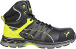 PUMA Velocity 2.0 Yellow Mid S3S ESD FO HRO SR munkavédelmi bakancs - pepita