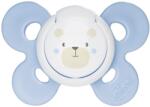 Chicco Suzeta de silicon Chicco - Physio Comfort Night, 0-6 luni, albastru deschis (N0326)