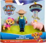 Spin Master Set de figuri Spin Master Paw Patrol - Skye și fermierul Yumi (6070750) Figurina