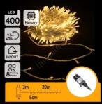 Aigostar - LED външна гирлянда 400xLED/6W/230V 20m IP44 топла бяла (AI2118)