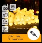 Aigostar - LED външен декоративен гирлянд 100xLED/3, 6W/230V/8 функции 10m IP44 топло бяло (AI2176)