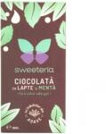 SWEETERIA Ciocolata cu lapte si menta, 100 g, Sweeteria