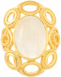  Arannyal Bevont Ezüst Gyűrű Szivárvány Holdkővel, PCY9420/57