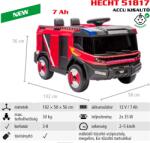 HECHT 51817 Akkumulátoros kisautó gyerekeknek, 12V, 7Ah, 3-8 éves korig, Max: 30kg, távírányítóval (HECHT51817)