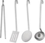 Alessi Ustensile de bucătărie CONVIVIO, set de 4 buc, oțel inoxidabil, Alessi (ALDC07S4)